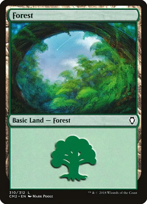 Forest · Commander Anthology Volume II 310/312