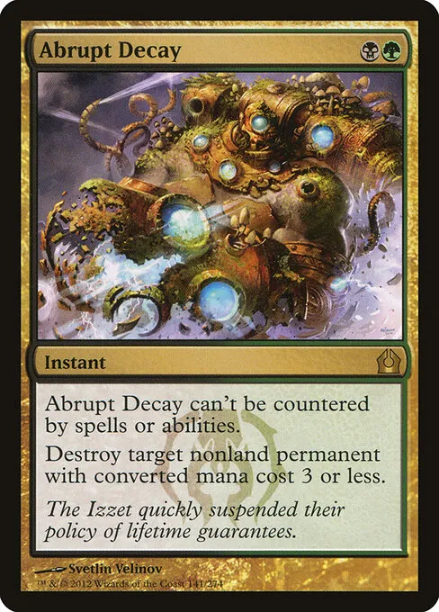 Abrupt Decay · Return to Ravnica 141/274