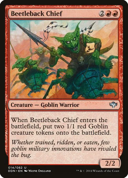 Beetleback Chief · Duel Decks: Speed vs. Cunning 14/82