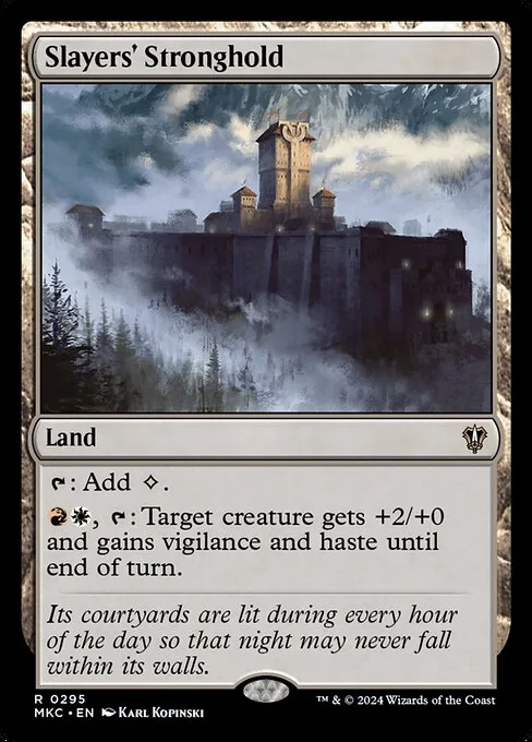 Slayers' Stronghold · Murders at Karlov Manor Commander 295/358