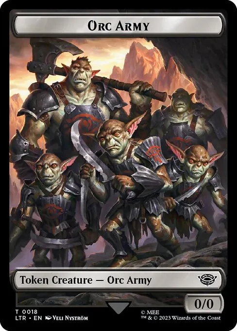 Orc Army · Tales of Middle-earth Tokens 18/25