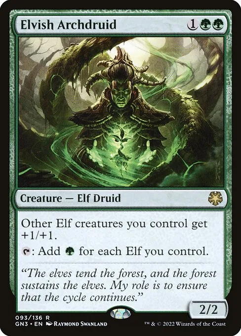 Elvish Archdruid · Game Night: Free-for-All 93/135
