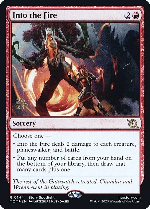Into the Fire · March of the Machine Promos 144s/144