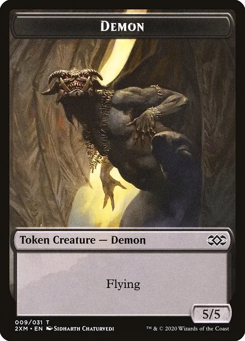 Demon · Double Masters Tokens 9/31