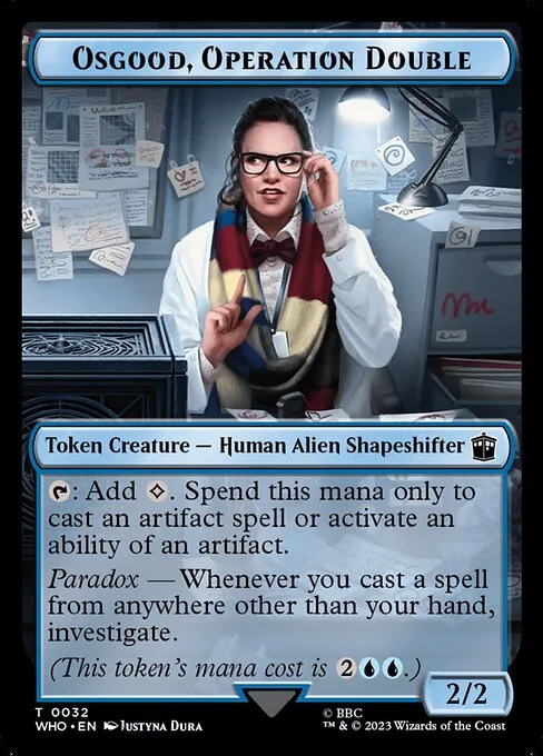 Osgood, Operation Double · Doctor Who Tokens 32/64