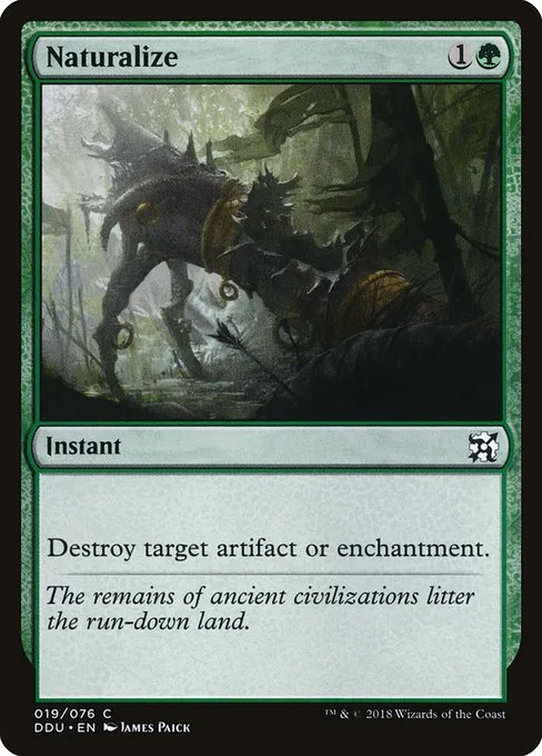 Naturalize · Duel Decks: Elves vs. Inventors 19/76