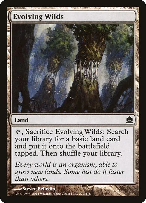 Evolving Wilds · Commander 2011 272/318