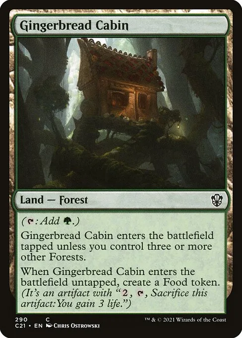 Gingerbread Cabin · Commander 2021 290/409