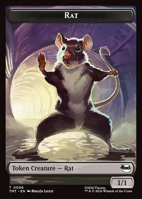 Rat · Teenage Mutant Ninja Turtles Tokens 6/10
