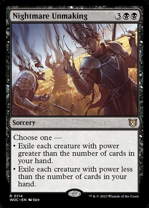 Nightmare Unmaking · Wilds of Eldraine Commander 114/173