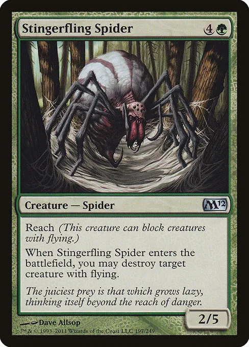 Stingerfling Spider · Magic 2012 197/249
