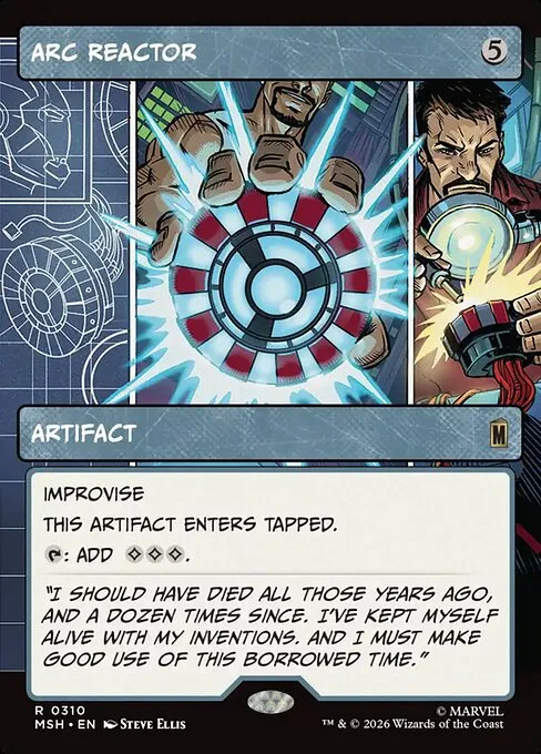 Arc Reactor · Marvel Super Heroes 310/24