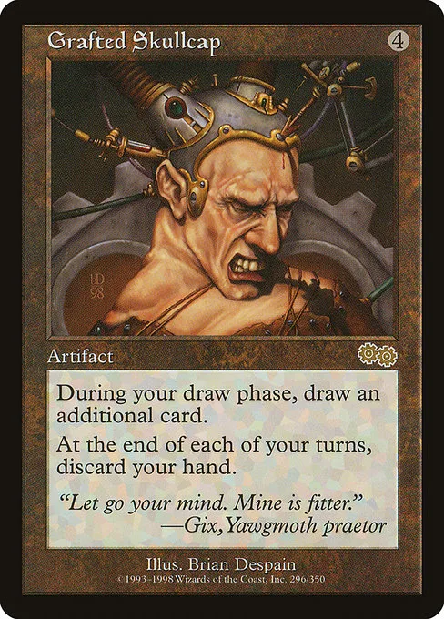 Grafted Skullcap · Urza's Saga 296/357