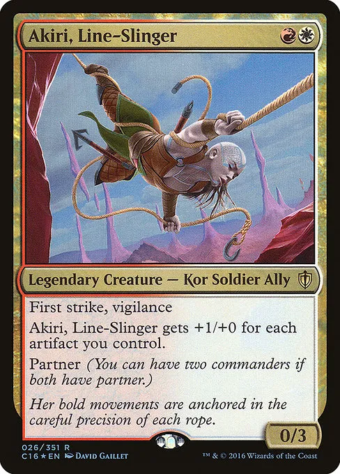 Akiri, Line-Slinger · Commander 2016 26/351