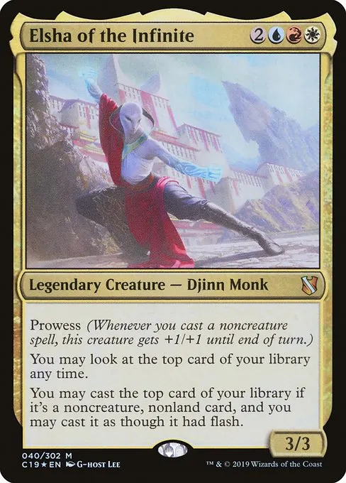 Elsha of the Infinite · Commander 2019 40/302