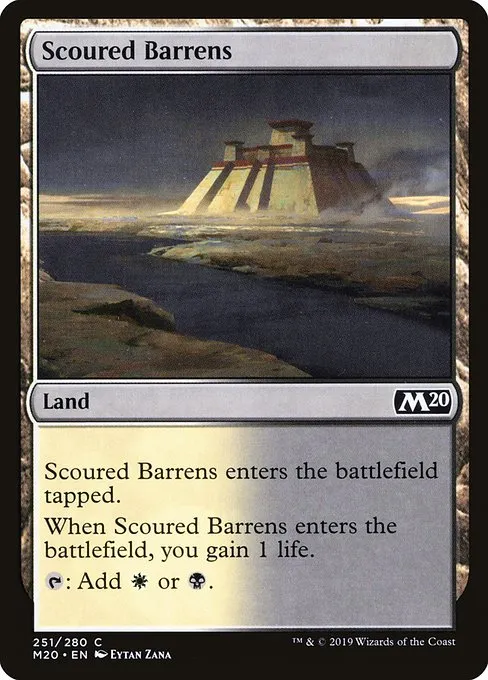 Scoured Barrens · Core Set 2020 251/346