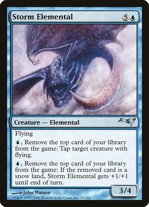 Storm Elemental · Coldsnap Theme Decks 37/62