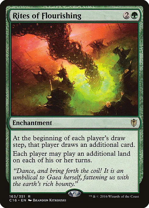 Rites of Flourishing · Commander 2016 163/351