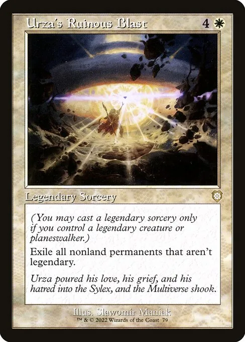 Urza's Ruinous Blast · The Brothers' War Commander 79/209
