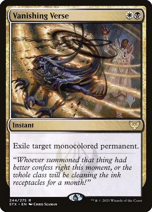 Vanishing Verse · Strixhaven: School of Mages Promos 244p/164