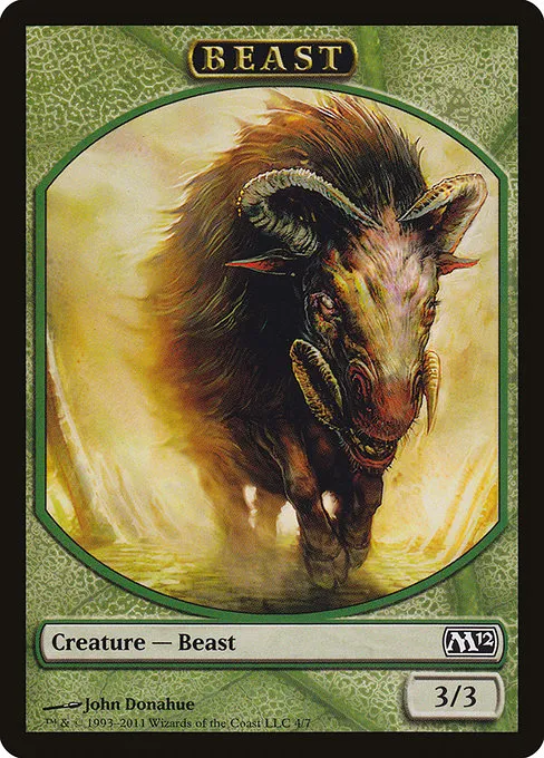Beast · Magic 2012 Tokens 4/7