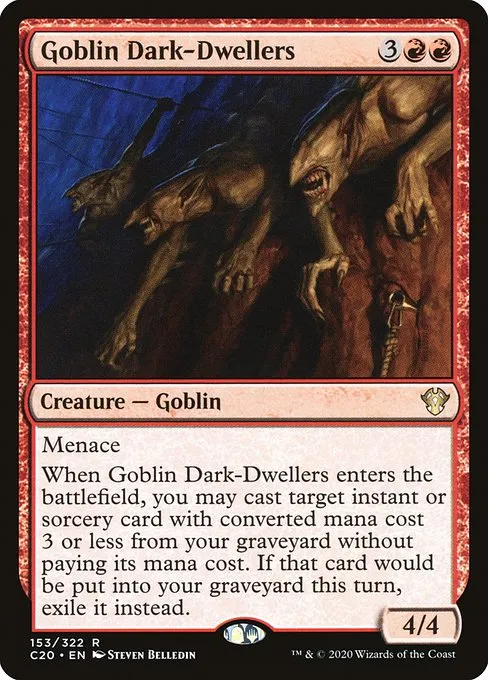 Goblin Dark-Dwellers · Commander 2020 153/322