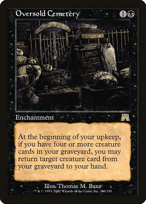 Oversold Cemetery · Onslaught 160/351