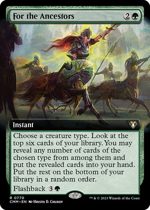For the Ancestors · Commander Masters 770/1067