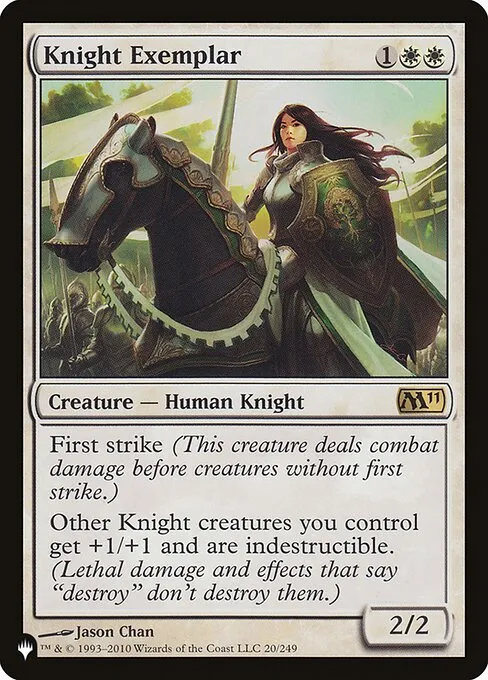 Knight Exemplar · The List M11-20/5050
