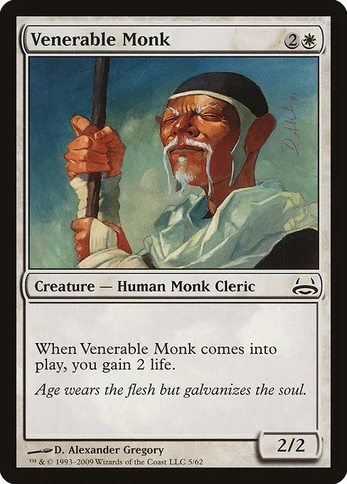 Venerable Monk · Duel Decks: Divine vs. Demonic 5/62