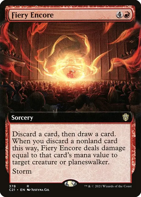 Fiery Encore · Commander 2021 378/409