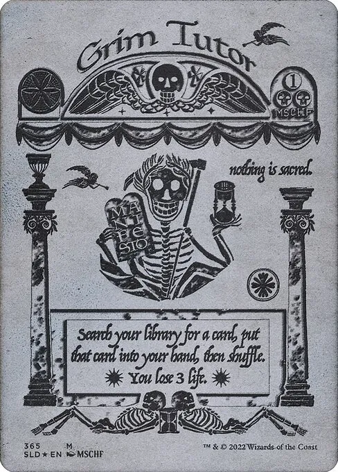 Grim Tutor · Secret Lair Drop 365/2547