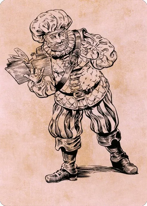 Volo, Itinerant Scholar // Volo, Itinerant Scholar · Battle for Baldur's Gate Art Series 48/81