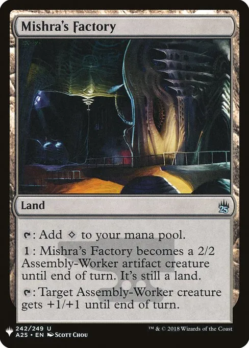 Mishra's Factory · The List A25-242/5050