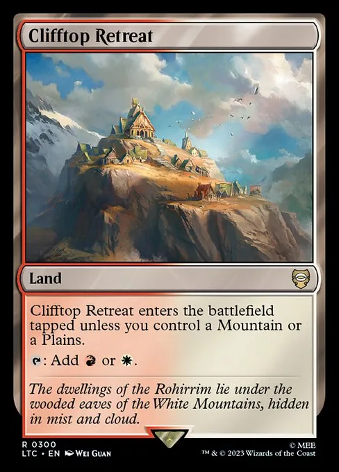 Clifftop Retreat · Tales of Middle-earth Commander 300/591