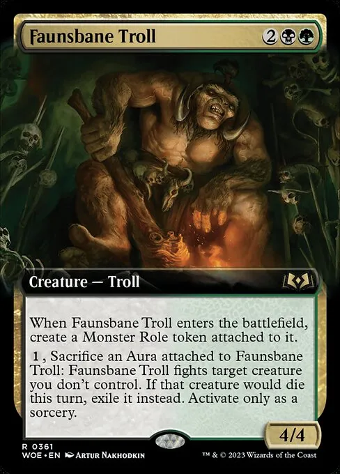 Faunsbane Troll · Wilds of Eldraine 361/381