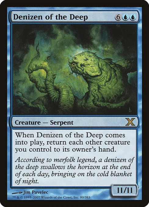Denizen of the Deep · Tenth Edition 80/510