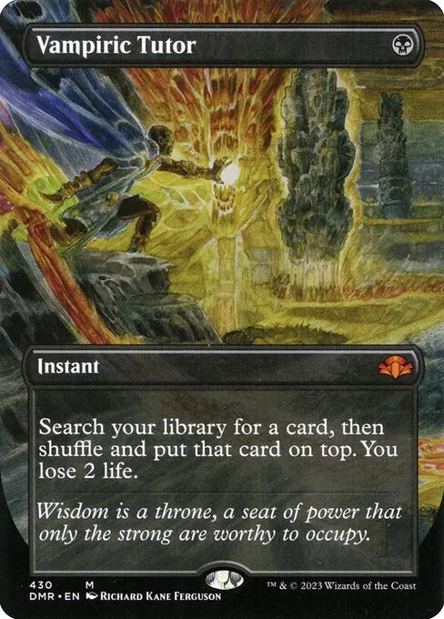 Vampiric Tutor · Dominaria Remastered 430/457