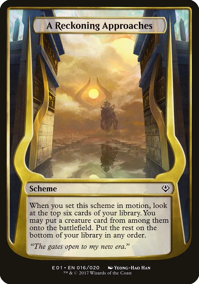 A Reckoning Approaches · Archenemy: Nicol Bolas Schemes 16★/20
