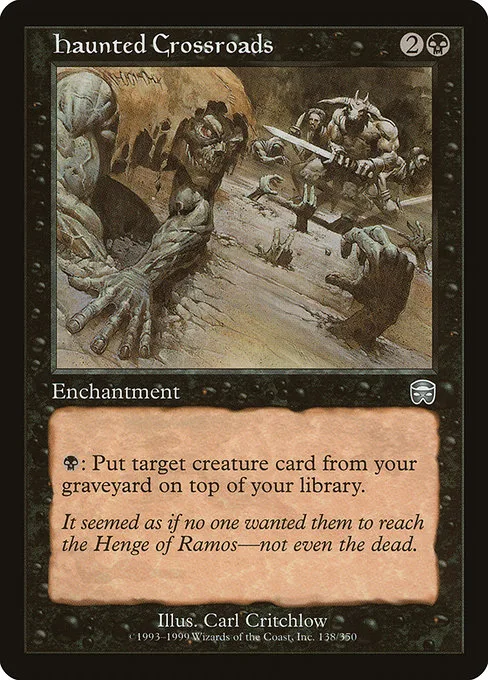 Haunted Crossroads · Mercadian Masques 138/350