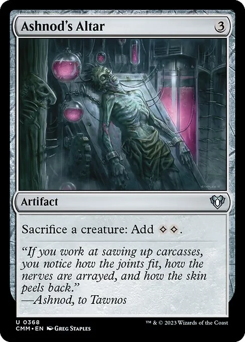 Ashnod's Altar · Commander Masters 368/1067