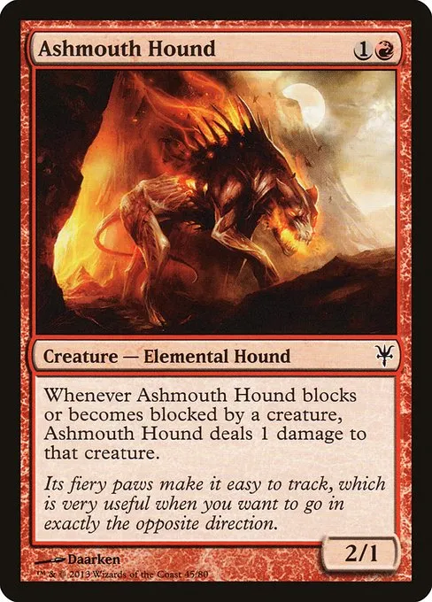 Ashmouth Hound · Duel Decks: Sorin vs. Tibalt 45/80
