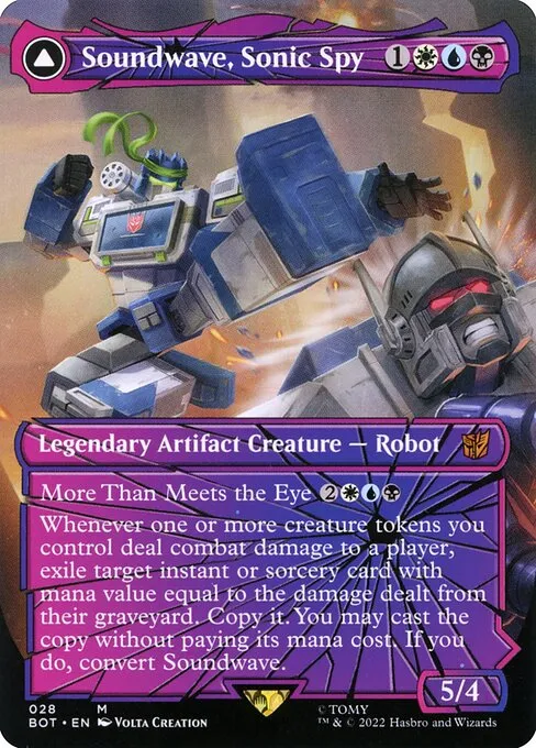 Soundwave, Sonic Spy // Soundwave, Superior Captain · Transformers 28/29