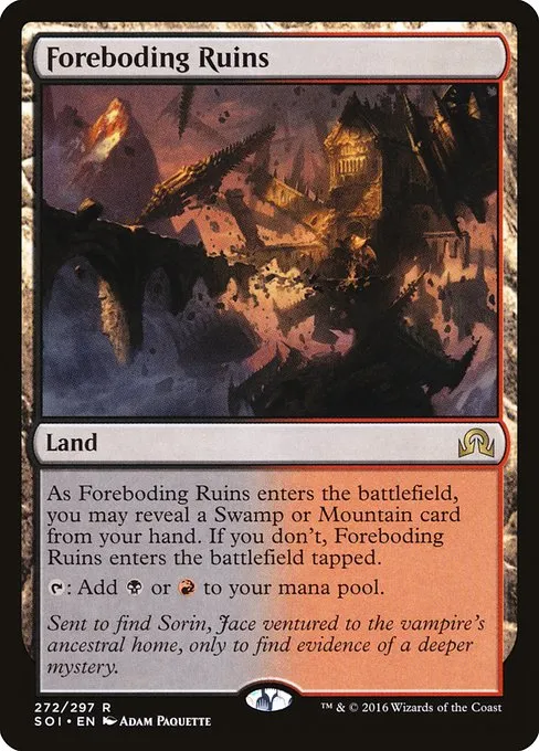 Foreboding Ruins · Shadows over Innistrad 272/302