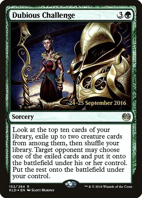 Dubious Challenge · Kaladesh Promos 152s/83