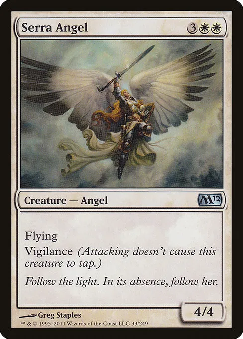 Serra Angel · Magic 2012 33/249