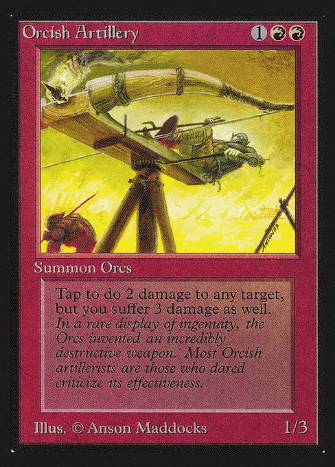Orcish Artillery · Collectors' Edition 166/302