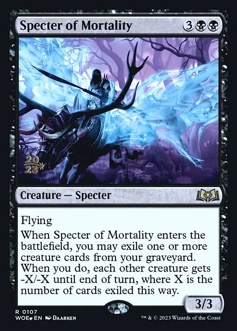 Specter of Mortality · Wilds of Eldraine Promos 107s/160
