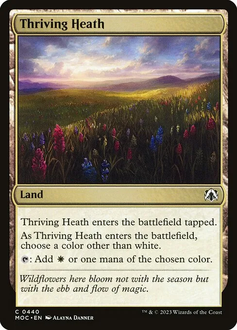 Thriving Heath · March of the Machine Commander 440/450