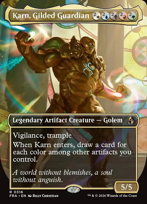Karn, Gilded Guardian · Reality Fracture 316/7